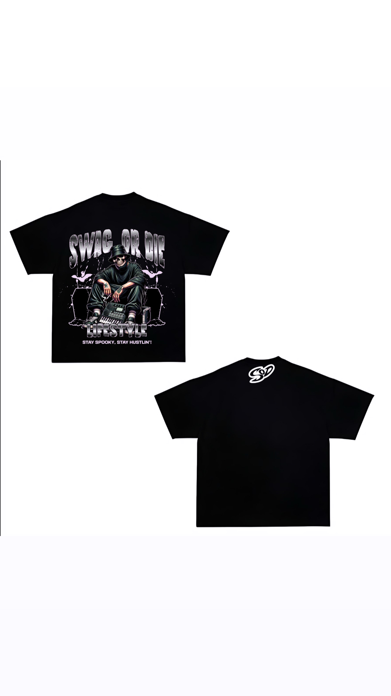 SOD LIFESTYLE BLACK T-SHIRTS